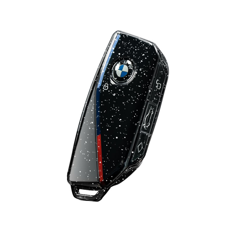 适用宝马钥匙套24款新X1/X7包7系735li/iX/XM/X6/iX闪高透保护壳