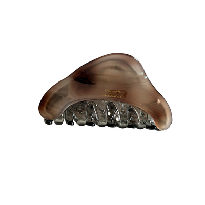 赵露思许妍同款茶色三角抓夹女