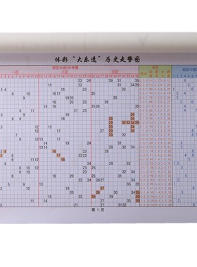 历史记录纸质版表格数据体育彩票