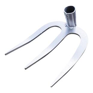 锰钢耙子农用钉耙四齿铁耙子农用工具翻土松土搂草多齿耙全钢耙子