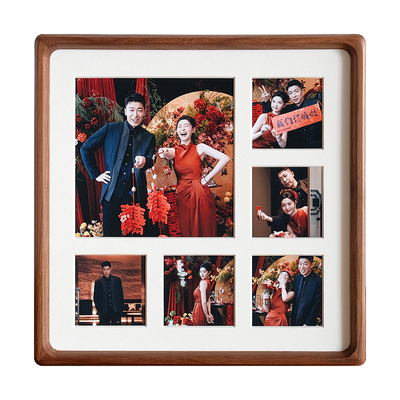 照片打印加相框摆台diy定制