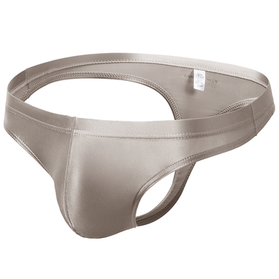 TOMATOPAPA男士丁字裤低腰T裤高弹缎面柔软丝滑性感单丁运动内裤