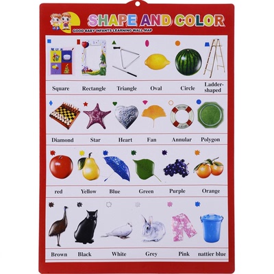 宝宝英语数字动物英文挂图强帖