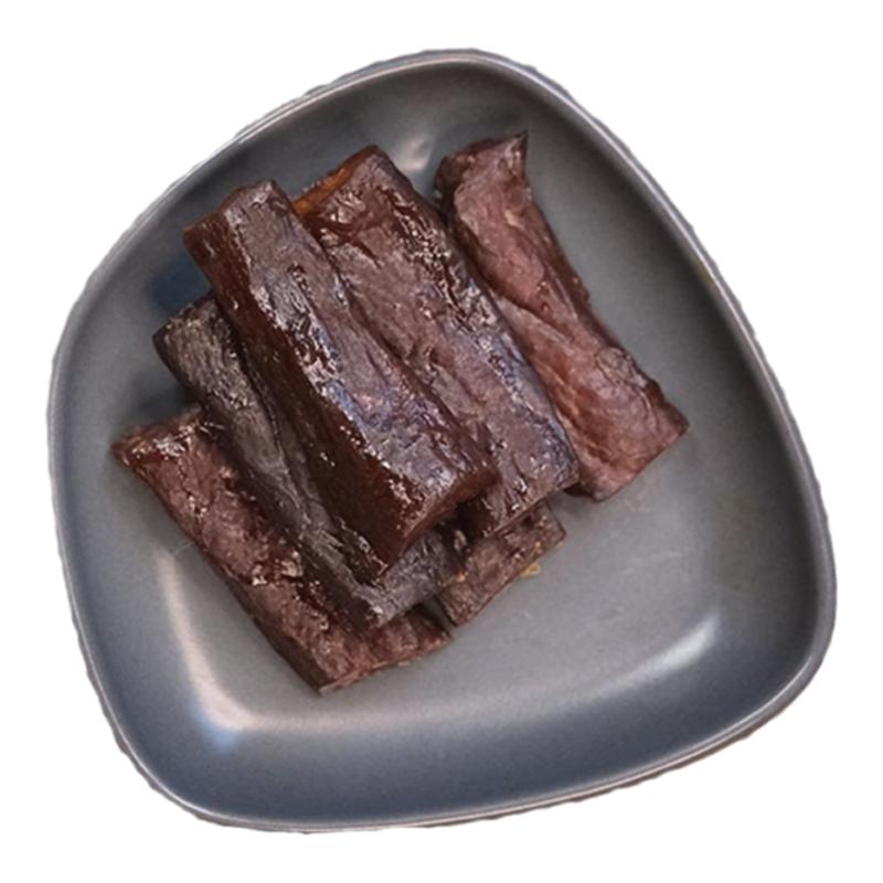 左旗牧場(chǎng)風(fēng)干牛肉干牛肉粒短條200克 內(nèi)蒙特產(chǎn)獨(dú)立包辦公休閑零食