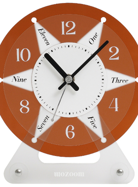 玄关轻奢高档时钟装饰摆件