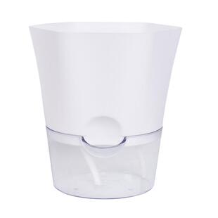 懒人自动吸水花盆清仓塑料树脂简约仿陶瓷绿萝箩多肉室内水培花盆