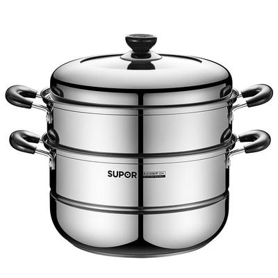 苏泊尔蒸锅加厚不锈钢多功能双层