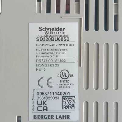 议价施耐德驱动器SD326DU25S2/SD326DU68S2/SD326RU25S2/SD326RU6