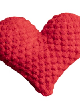 可爱羊毛毡钩针爱心萌物拍照DIY