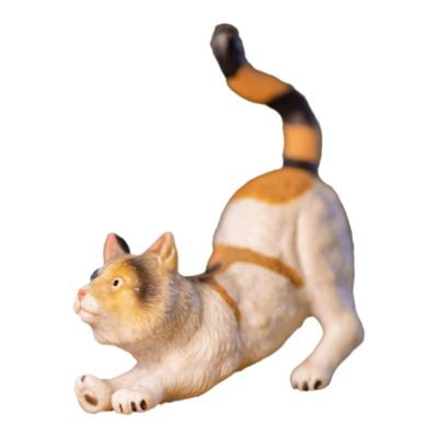 【88491三色家猫 - 伸腰】CollectA官方授权正版动物模型早教玩具