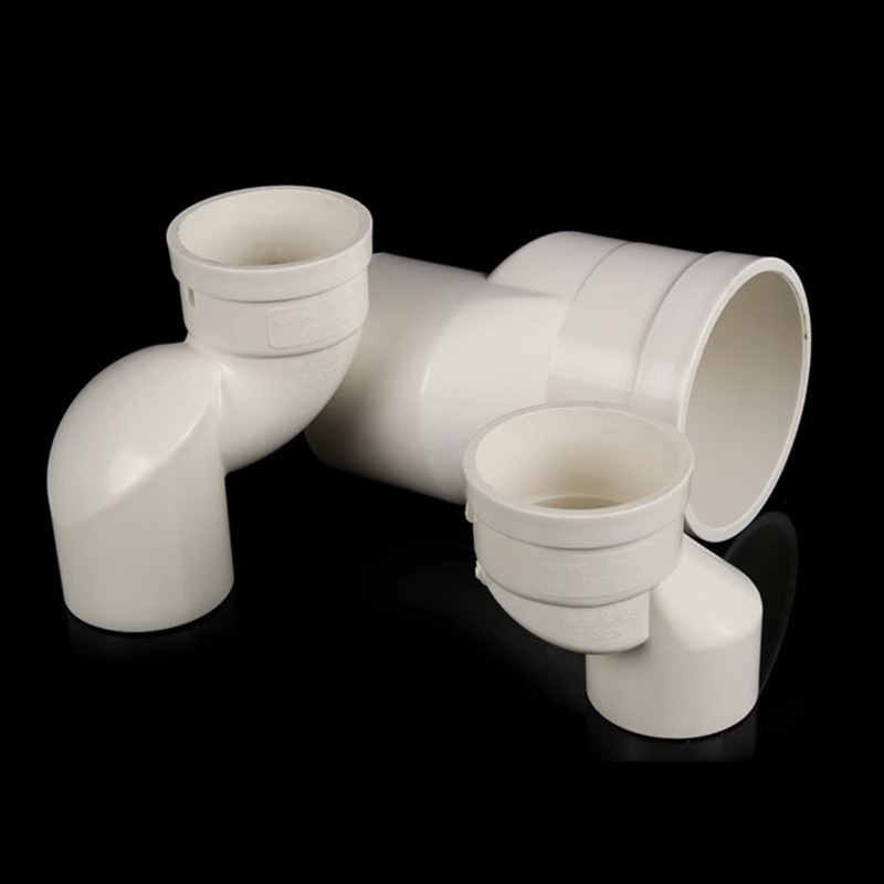 微偏弯头偏置小角度pvc偏置管箍承插配件 排水管移位接头排水管件