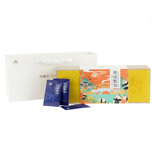 新年茶礼茉莉花茶四川青城山特产飘雪特级浓香型120g成都伴手礼