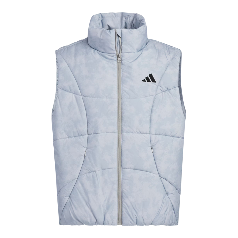Adidas阿迪达斯男子2025冬季篮球保暖运动无袖拉链款棉马甲KC2755