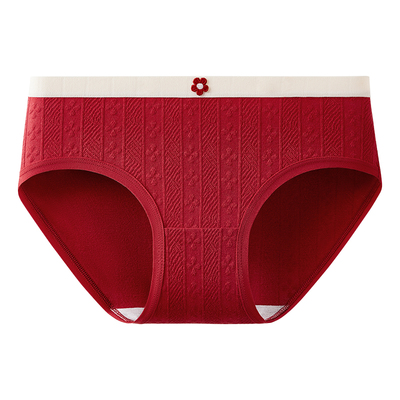 都市丽人结婚本命年红色三角裤女