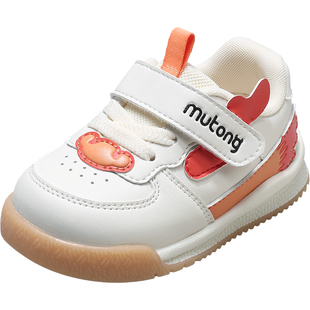 【清仓】牧童婴儿学步鞋春秋男宝宝软底面包鞋卡通女童学步机能鞋