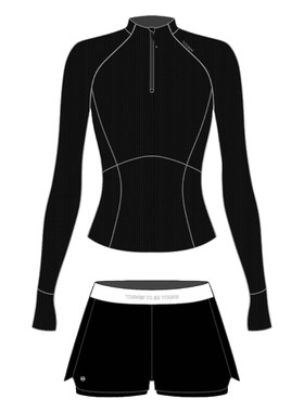 TOSWIM分体泳衣女全身防晒泳装