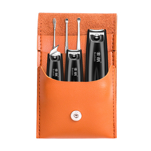 德国指甲刀套装家用原装剪指刀指甲钳修甲专用剪刀挖耳勺工具皮包