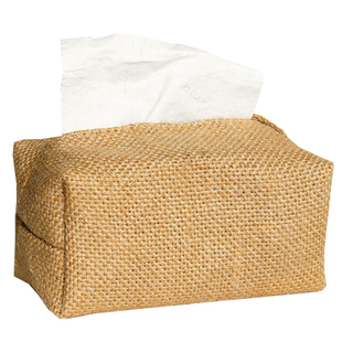 日式简约风纸巾套家用客厅民宿棉麻布艺车载抽纸收纳袋创意纸巾盒