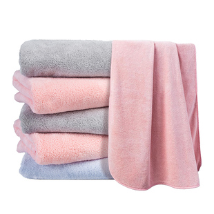 小杨臻选珊瑚绒毛巾浴巾A类面料柔软亲肤吸水洗澡浴室用不易掉毛