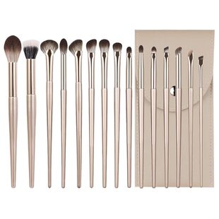 沧州眼部化妆套刷眼影鼻影晕染刷软毛化妆刷刷包刷子眼线便携点彩