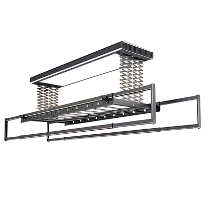 阳台超薄自动遥控升降隐形电动晾衣架智能伸缩小尺寸嵌入晾衣杆机