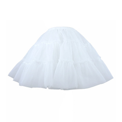 lolita无骨日常白色纱裙