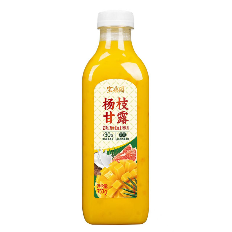 宝桑园植然乐杨枝甘露750g大瓶装