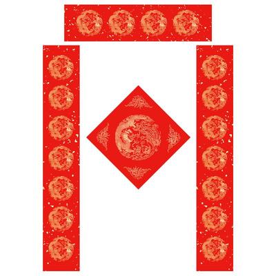 燃灯万年红对联纸空白手写春联纸