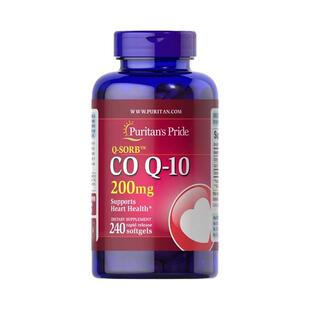 美国进口普丽普莱辅酶q10胶囊200mg保护心脏氧化型240粒