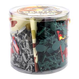 JEU旧义怀旧四国兵团士兵模型美军塑料小兵人坦克中古玩具兵