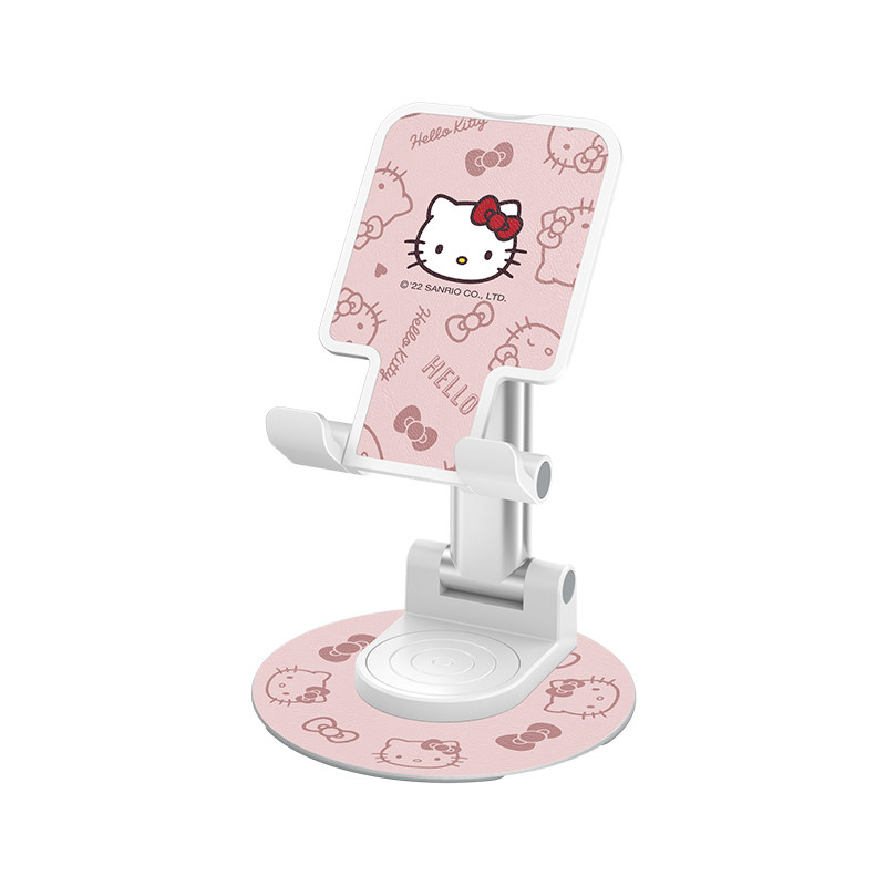 HelloKitty正版手机桌面支架ipad美乐蒂平板通用可爱凯蒂猫伸缩可调节升降直播拍摄网课懒人专用网红学习家用