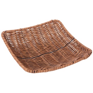 仿藤小吃篮水果篮面包筐酒吧KTV小吃盘干果糖果蔬菜编织篮食品篮