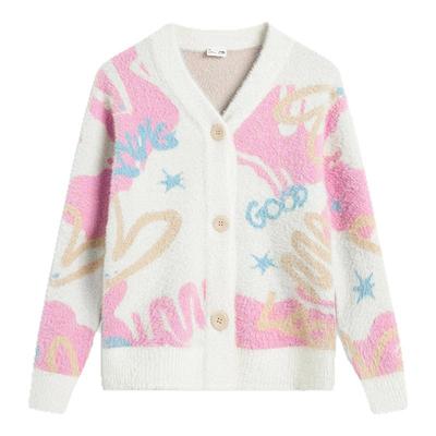 李宁男小大童女童宽松新年针织衫