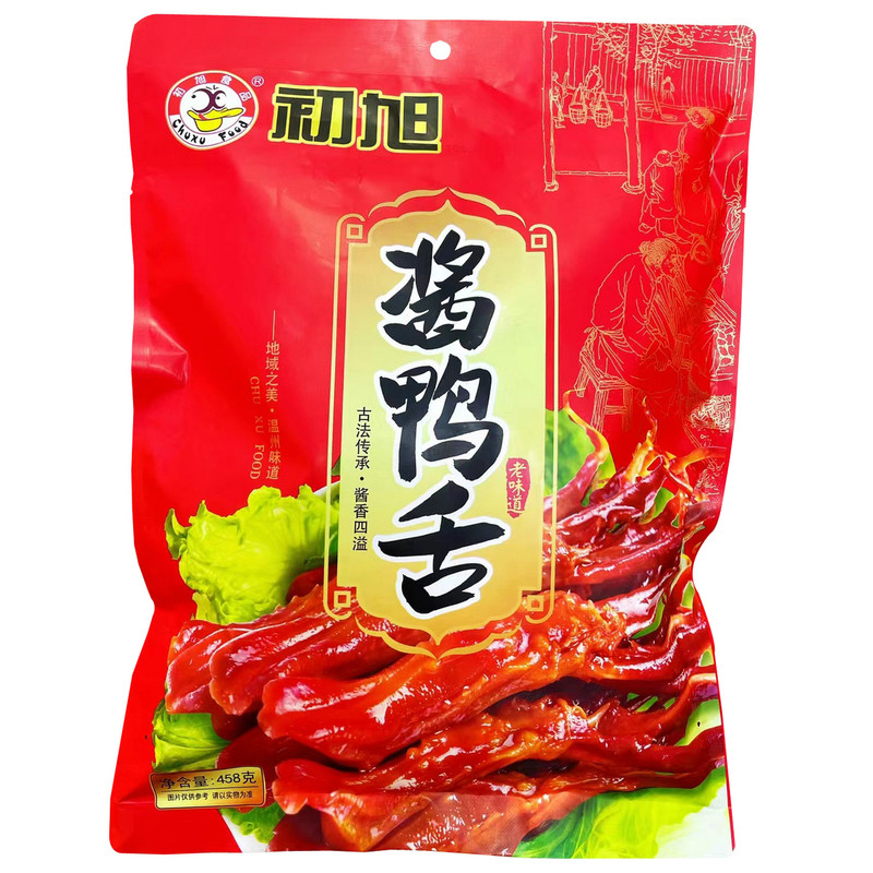 温州特产初旭鸭舌休闲装458g原味