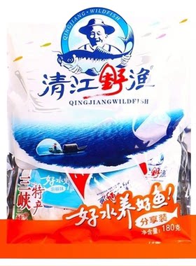 清江野渔小鱼仔鱼块180g休闲零食