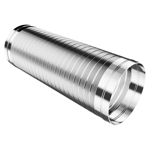 纯铝加厚厨房排风管带不锈钢头伸缩排气管有效静音抽油烟机排烟管