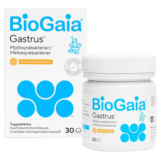 28.1瑞典BioGaia益生菌咀嚼片罗伊氏乳杆菌调理幽门肠胃30粒