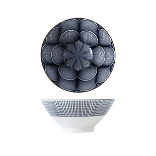 北欧日式陶瓷拉面碗家用大号汤碗海碗碗单个斗笠碗泡面碗大碗商用