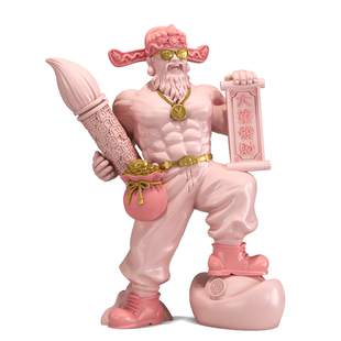 肌肉财神爷摆件招财客厅玄关办公室前台店铺收银台装饰品开业礼物