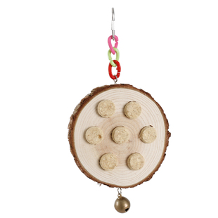 鹦鹉自嗨啃咬玩具解闷天然磨嘴发泄虎皮牡丹玄凤鸟笼挂件装饰用品