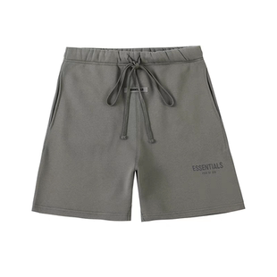 essentials复线韩版新款运动健身吊裆短裤男潮流宽松拉链袋五分裤