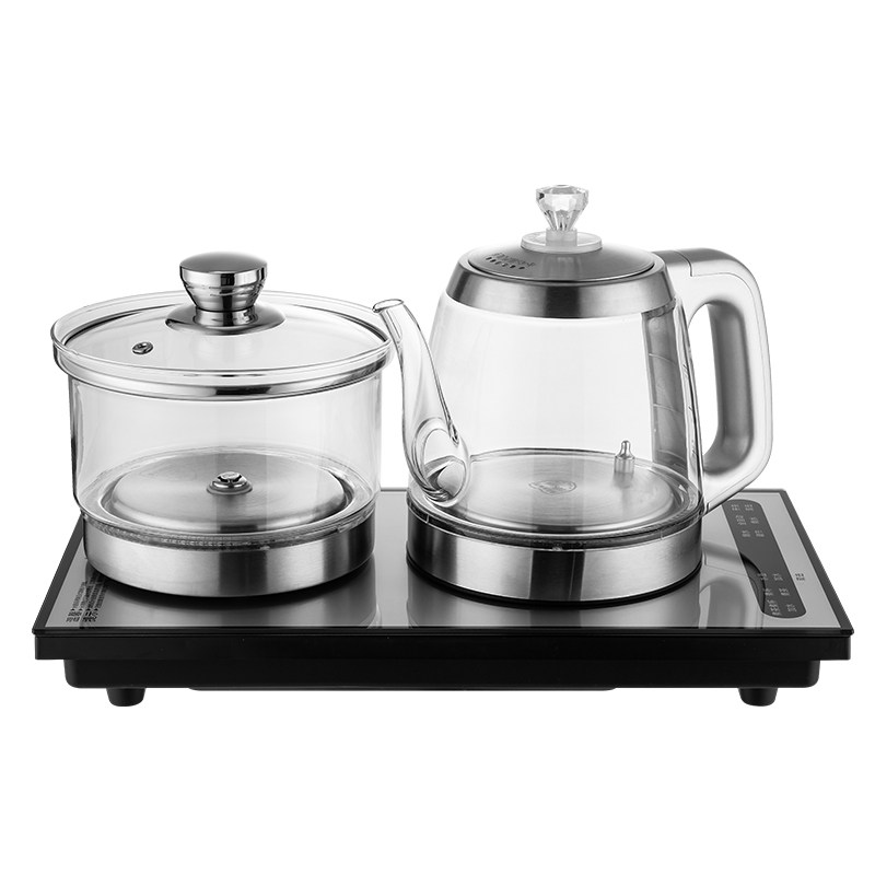 客厅家用全自动上水功夫玻璃冲泡茶器茶具电炉煮茶壶套装2025新款
