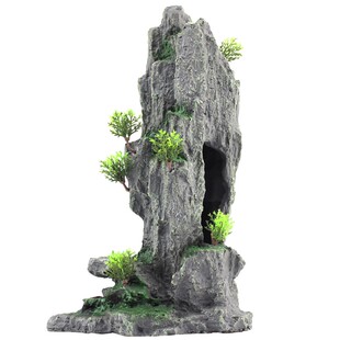 鱼缸假山造景小型摆件水族箱水草金鱼缸装饰大型创意布景石头全套