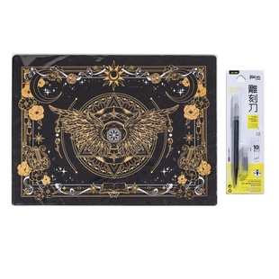 A4双面切割垫板高颜值加厚手工diy防划桌面保护垫手帐裁剪雕刻板