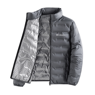 哥伦轻薄短款白鸭绒羽绒服男女款