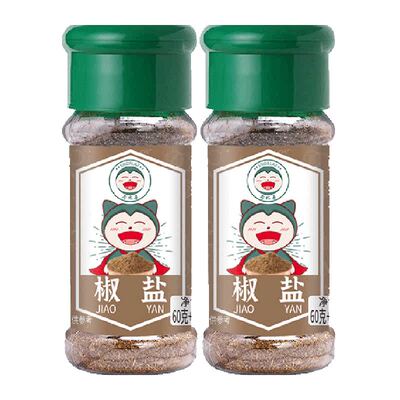 卡比兽椒盐粉烧烤西餐70g*2瓶