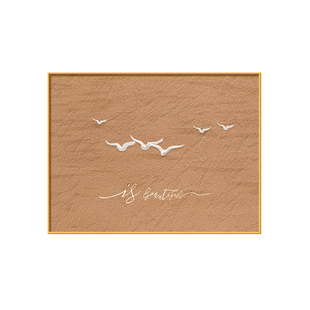 靠山图新款电表箱装饰画免打孔高级感餐厅电闸强弱开关盒遮挡挂画