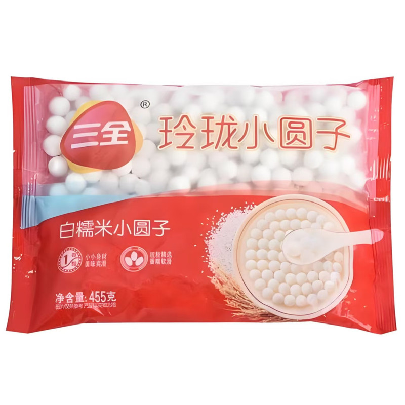三全白糯米小圆子无馅汤圆顺丰