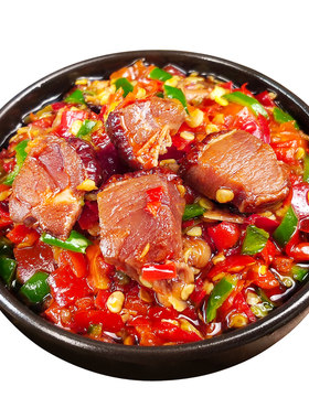 辣椒酱湖南特产腊鸭下饭菜