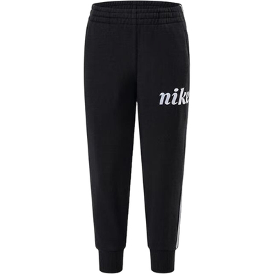 Nike/耐克正品2025新款小童简约针织经典束脚运动长裤IB8458-010